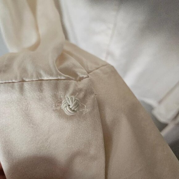 KASPER Off-White 100% Silk Blouse Size 6 - Picture 2 of 5